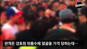 [비디오머그] [단독] '장기하와 안산 록페' 폭행 논란 현장&hellip;휘두른 머리에 '퍽'