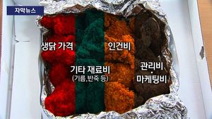[자막뉴스] 닭값 뚝 떨어졌는데, 치킨값은 '껑충'