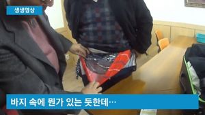[생생영상] 배가 불룩하다 했더니&hellip;교묘한 필로폰 밀수 현장
