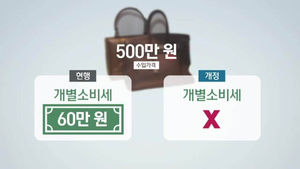 [취재파일] 세금 부족하다는 정부, 명품백 세금은 왜 깎아주나