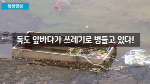 [비디오머그 블로그] 천혜의 자연을 품은 독도, 바닷속은 '참혹'