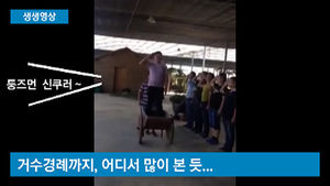 [생생영상] 수레 타고 '짝퉁 열병식' 中 자체 열병식 확산