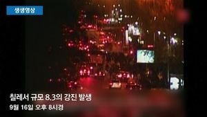 [생생영상] 칠레 규모 8.3 강진&hellip;거리로 몰려나온 사람들