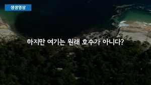 [생생영상] 밤사이 땅이 푹 꺼져&hellip;축구장 만한 '싱크홀'