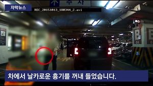 [자막뉴스] 마트 주차장에서 흉기로 위협당한 주부