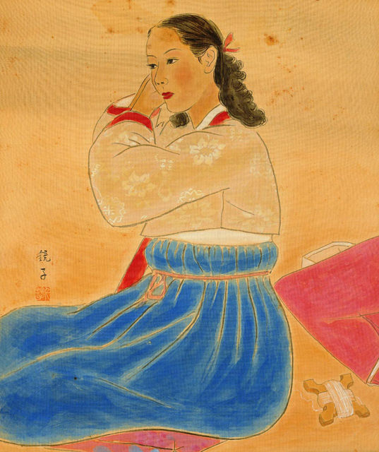 메인이미지  7 : 천경자 화백의 '단장'