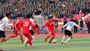 [슬라이드 포토] 북한, 북남노동자축구대회 개최