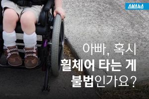 "휠체어 타는 게 불법인가요?"&hellip;딸 위해 만화 그린 아버지