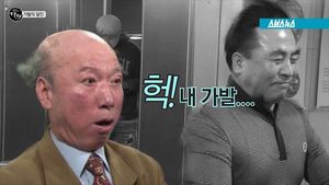 태풍도 버티는 가발&hellip;달인의 놀라운 실력