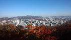 섬네일이미지  3:청명한 가을 날씨를 보인 12일 남산타워 인근에서 바라본 서울 하늘이 파랗다.