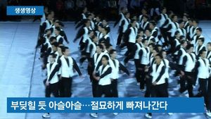 [생생영상] '로봇인 줄 알았네'&hellip;日 단체 걷기 공연에 입이 '쩍'