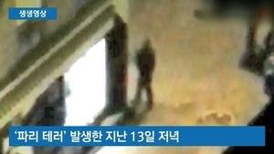 [생생영상] 파리 테러 목격자, 용의자 모습 담은 휴대전화 동영상 공개