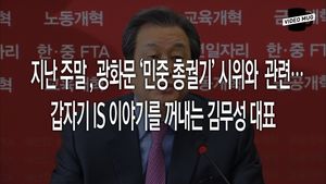 [비디오머그] 김무성 "IS 척결 나서듯 불법시위 척결"