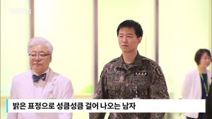 [비디오머그] 점프도 '이상 무'&hellip;두 발로 성큼성큼 걸어서 퇴원한 김정원 하사