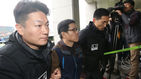 섬네일이미지  1:조계사에 25일째 피신하다 자진출석 후 경찰에 체포된 한상균 민주노총 위원장이 10일 오후 서울 중구 남대문경찰서로 압송되고 있다. (서울=연합뉴스)