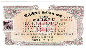 [핫포토] 현대페인트 위조주권 4억 원어치 발견돼