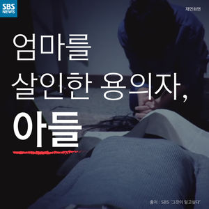 [카드뉴스] 엄마를 살인한 용의자, 아들