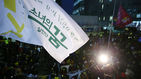 섬네일이미지  1:9일 오후 서울 종로구 옛 일본대사관 앞에서 대학생과 시민들이 일본군 '위안부' 문제 토요시위를 하고 있다. 