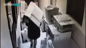 [자막뉴스] '내 얼굴 안보이지?'&hellip;종이상자 쓰고 절도