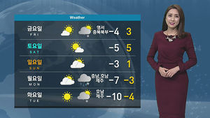 [날씨] 매서운 추위 기승&hellip;퇴근길 다시 눈