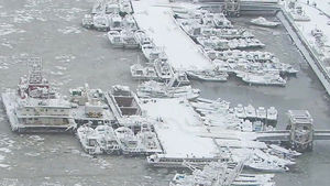 김제 23.5cm '폭설'&hellip;바닷길&middot;하늘길 막혔다