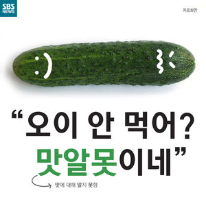 [카드뉴스] 절대미각 유전자는 오이를 싫어해