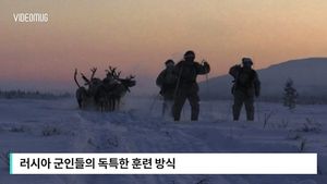 [비디오머그] 순록이 끄는 썰매 타고&hellip;러시아군의 독특한 훈련