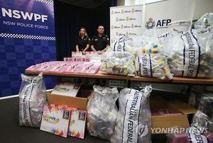 호주서 필로폰 1조 원어치 적발 "브래지어용품&middot;접착제 위장"