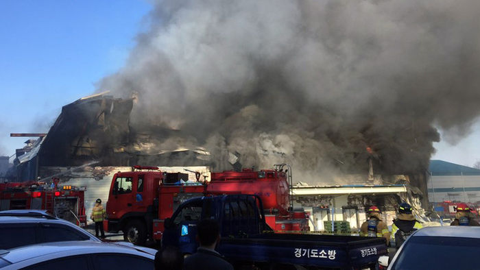 이천 물류창고 화재(사진=경기도재난안전본부)