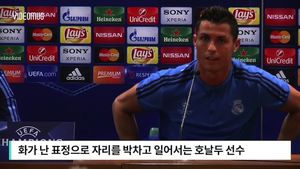 [비디오머그] 기자회견서 발끈한 호날두&hellip;다음 날 멋진 설욕전 포착