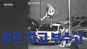 [비디오머그] 실연 당한 대학생&hellip;차량 19대 부수며 ‘애꿎은 분풀이’