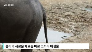 [비디오머그] 섬유질 가득한 코끼리 배설물&hellip;종이로 완벽 변신