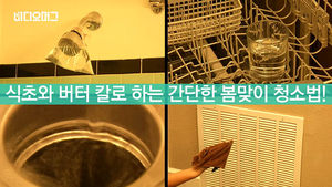 주부들 주목!&hellip;식초&middot;버터 칼로 봄맞이 청소 끝