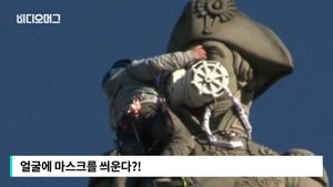 [비디오머그] 마스크 쓴 넬슨 제독 동상&hellip;이색 환경 시위