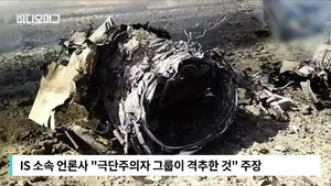 [비디오머그] 불타는 시리아 비행기 잔해&hellip;조종사 생사불명