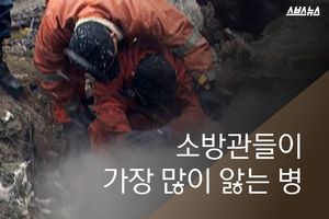 무너진 건물 속 매몰된 동료들&hellip;소방관의 '눈물'