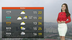 [날씨] 남부 오전에 비 그쳐&hellip;공기질 '깨끗'