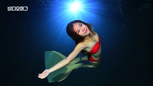 [비디오머그] 물속에서 더 빛난다! 수중전문모델들의 이색 촬영
