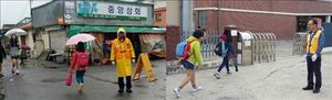 비가 오나 눈이 오나&hellip;10년째 등굣길 지켜주는 '아저씨'