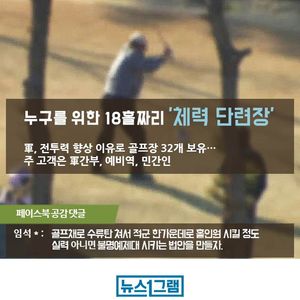 [뉴스1그램] 軍, 골프장 32개 운영&hellip; 누구를 위한 '체력 단련'?