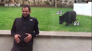매서운 눈빛의 재규어&hellip;맹수가 달려든 곳은?