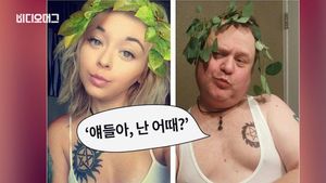[비디오머그] 같은 사진&middot;다른 느낌&hellip;딸 셀카 따라한 중년 아버지 화제
