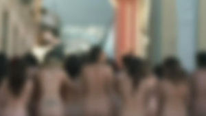 남녀 6천 명 갑자기 '훌러덩'&hellip;뜻깊은 누드 시위