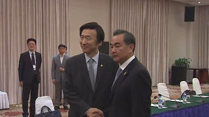 교도 "中 왕이, 윤병세 장관에 사드 배치 방침 철회 요구"