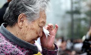 위안부 피해 길원옥할머니, 호주 소녀상제막식 참석