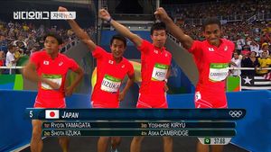 [자막뉴스]일본 계주 바통터치