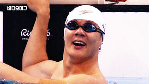 [비디오머그] 한국 최초 수영 3관왕, 조기성 50m 金메달