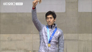 [비디오머그]  ‘부상 투혼’ 8바늘 꿰매고 출전한 이승훈, 동계 AG 5,000m 금메달…아시아 신기록