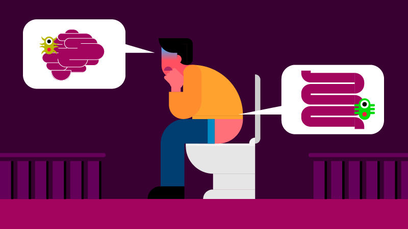 과민성대장증후군 환자 그래픽