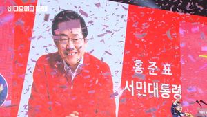 [비디오머그] "강력한 우파 정부 만들겠다" 홍준표 자유한국당 대선 후보 선출